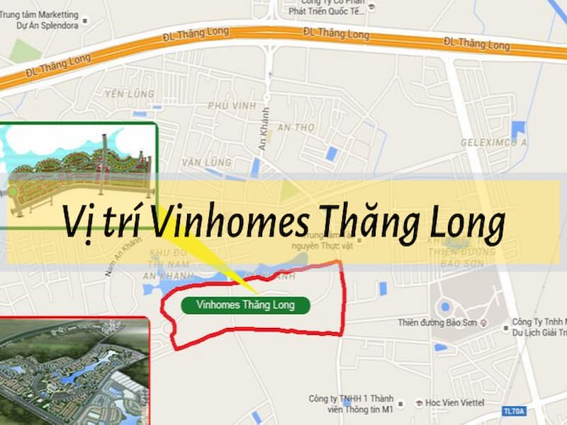 Vị trí khu đô thị Vinhomes Thăng Long đắt giá bậc nhất phía Tây 