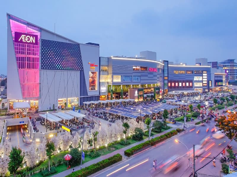 Dự án nằm gần với trung tâm thương mại Aeon Mall Hà Đông